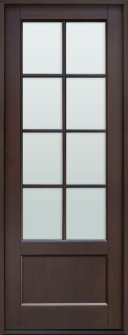 Classic Mahogany Wood Front Door  - GD-108PT CST