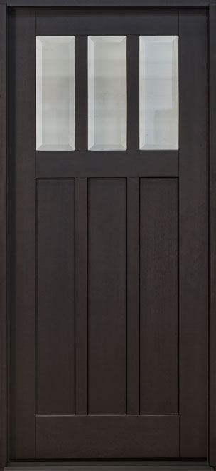 Classic Mahogany Wood Front Door  - GD-114PS CST