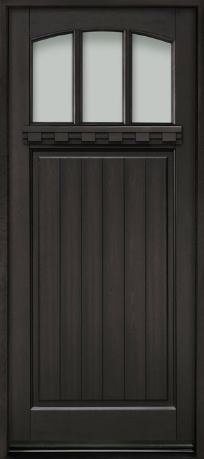 Craftsman Mahogany Wood Front Door  - GD-211PW-DS CST