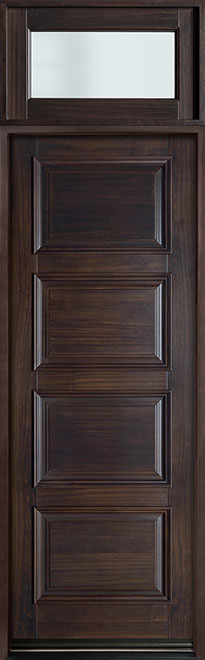 Classic Mahogany Wood Front Door  - GD-4000PT TR EN3 CST