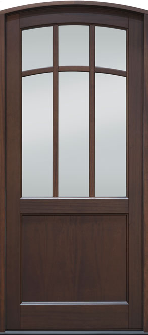 Classic Mahogany Wood Front Door  - GD-511PW-R CST
