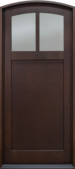 Classic Mahogany Wood Front Door  - GD-688PW CST