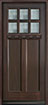 DB-112PS-DS Mahogany-Walnut Wood Door - in-Stock
