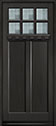 DB-112PW-DS Mahogany-Espresso Wood Door - in-Stock
