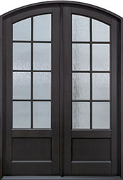 Classic Mahogany Wood Front Door  - GD-108PT-R DD CST