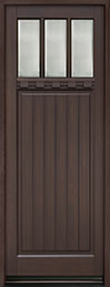 Craftsman Mahogany Wood Front Door  - GD-214PT-DS CST