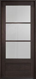 GD-300PW  CST Single Mahogany-Coffee Bean Wood Front Entry Door