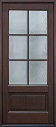 Classic Mahogany Wood Front Door  - GD-655PW CST