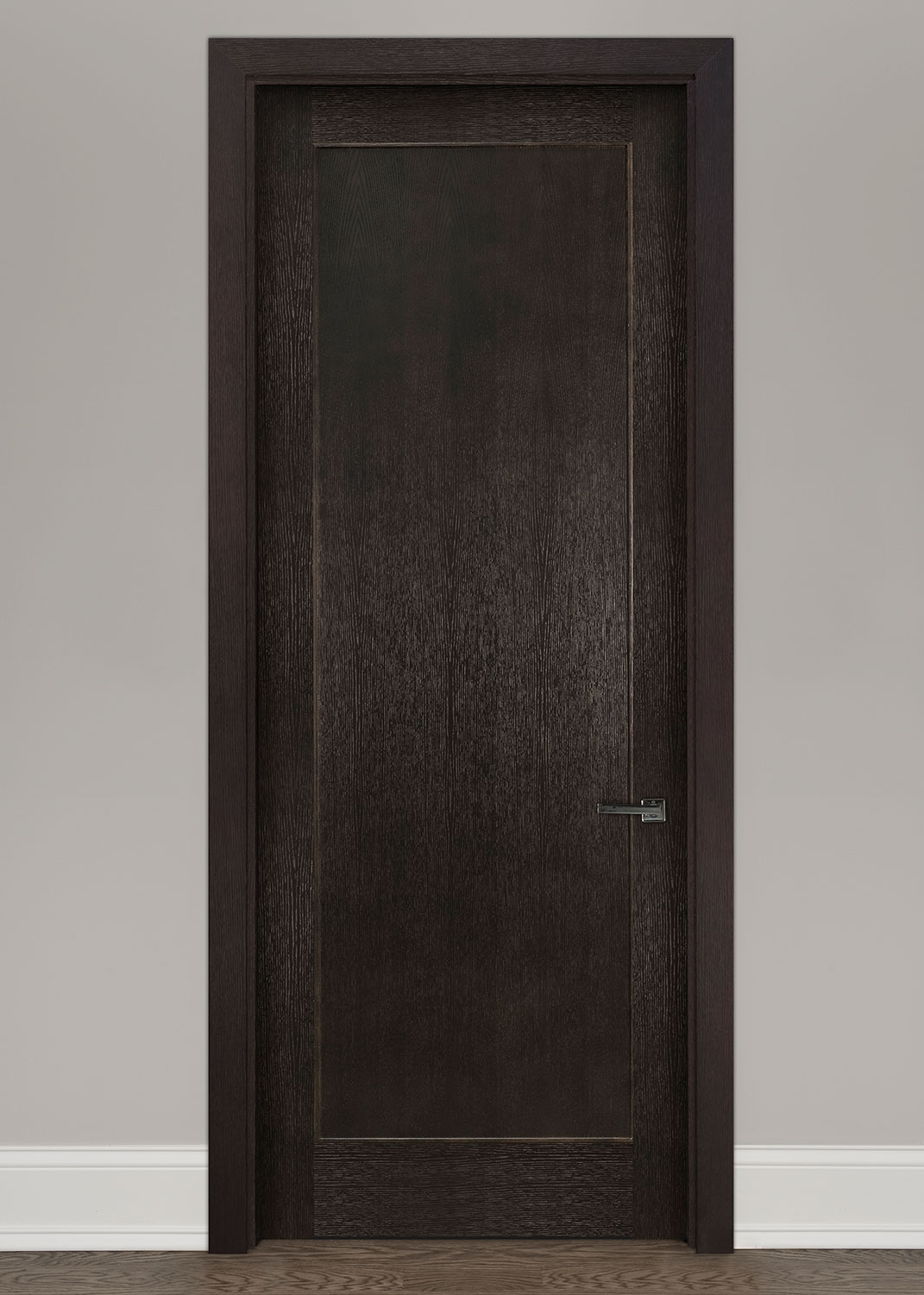 Modern Oak (Rift Cut) Solid Wood Front Entry Door - Single - DBIM-MD1005