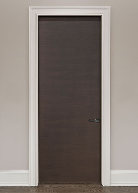 Modern Mahogany (Regular Cut) Wood Front Door  - GDIM-L62