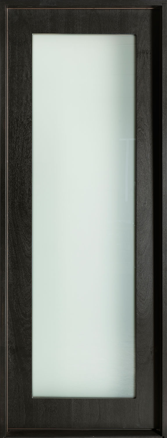 Mahogany Wood Veneer Solid Wood Front Entry Door - Single