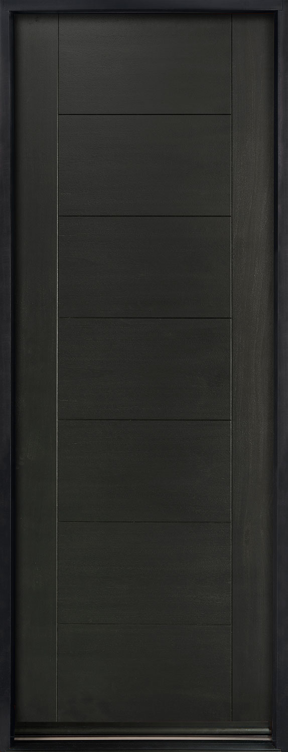 Modern Euro Collection Mahogany Wood Veneer Wood Front Door  - GD-EMD-711T