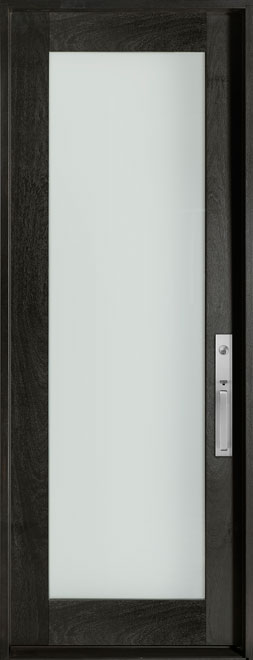 Modern Euro Collection Mahogany Wood Veneer Wood Front Door  - GD-001PT CST