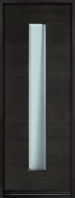 Modern Euro Collection Mahogany Wood Veneer Wood Front Door  - GD-EMD-D4T
