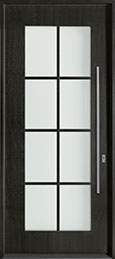 GD-EMD-008W CST, Modern Mahogany Wood Veneer-Espresso Front Door