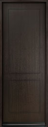 DB-EMD-200T Mahogany Wood Veneer-Espresso  Wood Entry Door - Single