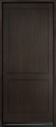 GD-EMD-200W, Modern Mahogany Wood Veneer-Espresso Front Door
