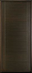 GD-EMD-711W, Modern Mahogany Wood Veneer-Walnut Front Door