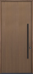 GD-EMD-A1W CST Single Oak-Light Loft Wood Front Entry Door