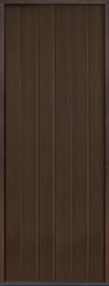 DB-EMD-A2T Mahogany Wood Veneer-Walnut  Wood Entry Door - Single