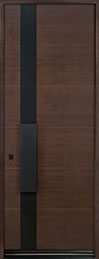 DB-EMD-A4T CST Mahogany Wood Veneer-Walnut  Wood Front Door