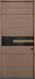 Modern Euro Collection Oak Wood Front Door  - GD-EMD-A4W CST