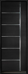 DB-EMD-B1T Mahogany Wood Veneer-Espresso Wood Entry Door