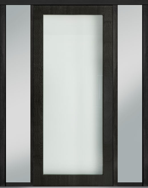 Pivot Mahogany-Wood-Veneer Wood Front Door  - GD-PVT-001 2SL18 48x108