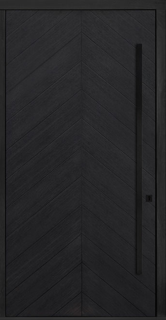 Pivot Oak-Wood-Veneer Wood Front Door  - GD-PVT-715 48x96