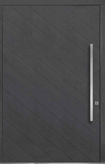 Pivot Oak-Wood-Veneer Wood Front Door  - GD-PVT-716 60x96