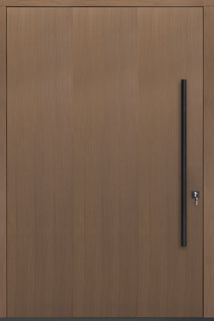 Pivot Oak-Wood-Veneer Wood Front Door  - GD-PVT-A1 60x96