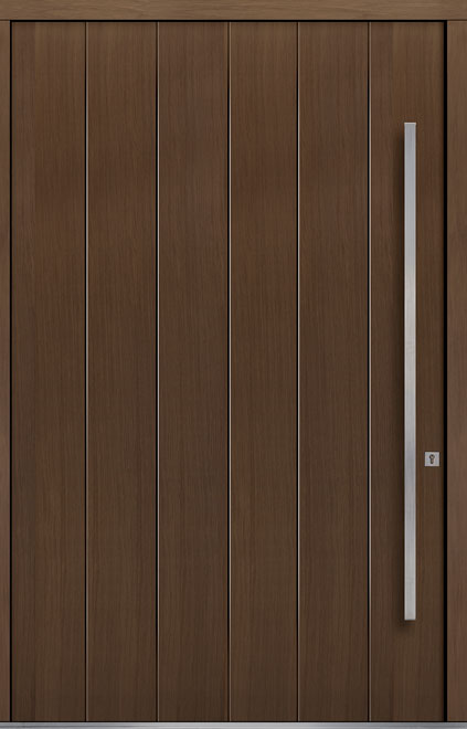 Pivot Oak-Wood-Veneer Wood Front Door  - GD-PVT-A2 60x96