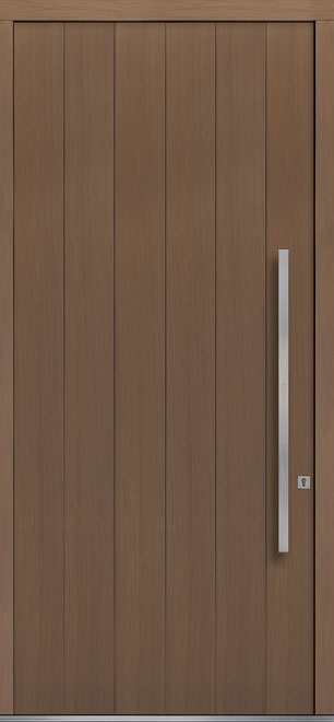 Pivot Oak-Wood-Veneer Wood Front Door  - GD-PVT-A2 48x108