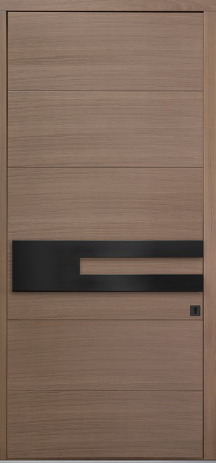 Pivot Oak-Wood-Veneer Wood Front Door  - GD-PVT-A4 48x108