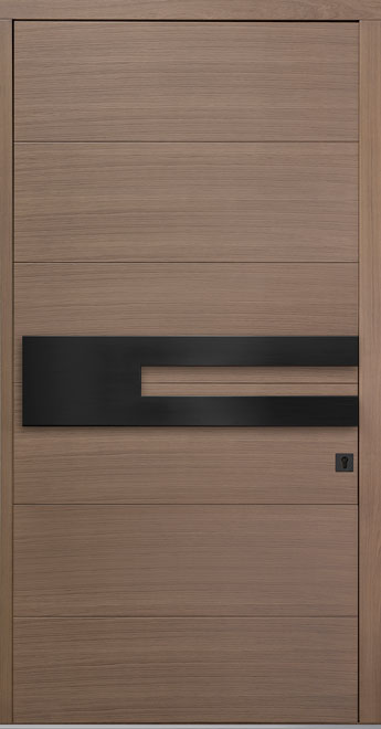 Pivot Oak-Wood-Veneer Wood Front Door  - GD-PVT-A4 48x96