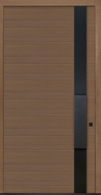 Pivot Oak-Wood-Veneer Wood Front Door  - GD-PVT-A5 48x96
