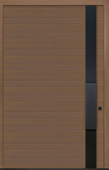Pivot Oak-Wood-Veneer Wood Front Door  - GD-PVT-A5 60x96