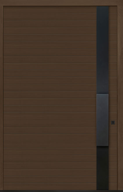 Pivot Oak-Wood-Veneer Wood Front Door  - GD-PVT-A5 60x96