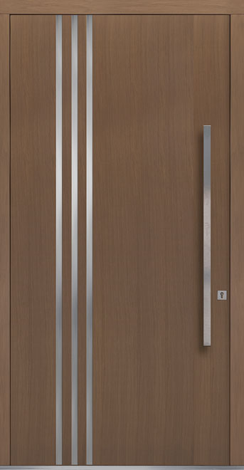 Pivot Oak-Wood-Veneer Wood Front Door  - GD-PVT-L1 48x96
