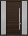 DB-PVT-A3 2SL18 48x108 Single with 1 Sidelite Pivot Door