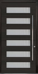 Custom Pivot Front  Door Example, Mahogany-Wood-Veneer-Espresso DB-PVT-006 48x96 Austin, Texas
