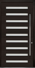 Custom Pivot Front  Door Example, Mahogany-Wood-Veneer-Espresso DB-PVT-009 48x96 Chicago