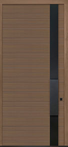 Custom Pivot Front  Door Example, Oak-Wood-Veneer-Light-Loft DB-PVT-A5 48x108 Austin, Texas
