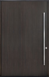 Custom Pivot Front  Door Example, Mahogany-Wood-Veneer-Coffee-Bean DB-PVT-A6 60x96 in Michigan