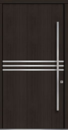 Custom Pivot Front  Door Example, Mahogany-Wood-Veneer-Espresso DB-PVT-L2 48x96 in Nebraska