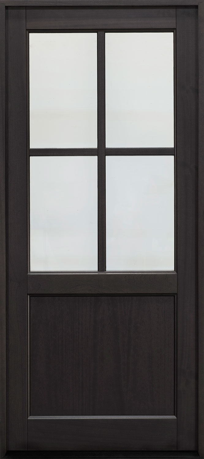 Classic Mahogany Solid Wood Front Entry Door - Single - DB-004PW