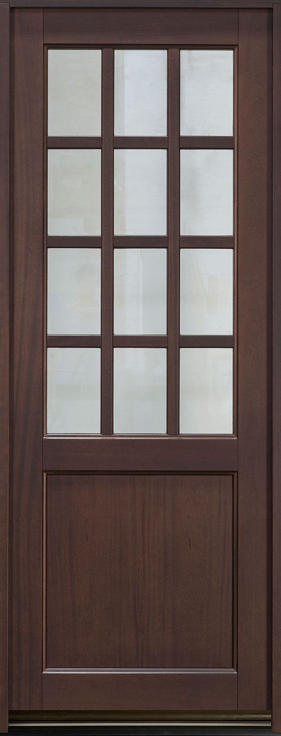 Classic Mahogany Wood Front Door  - GD-012PT