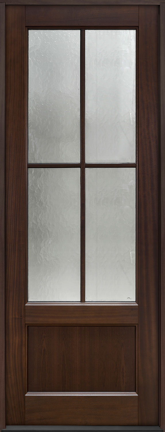 Classic Mahogany Wood Front Door  - GD-104PT