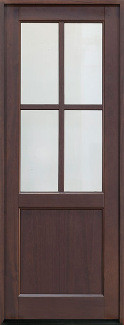 Classic Mahogany Wood Front Door  - GD-004PT