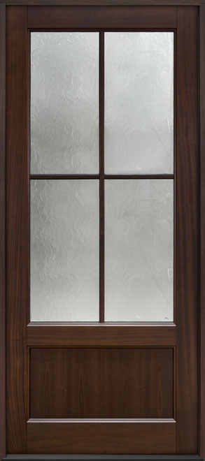 Classic Mahogany Wood Front Door  - GD-104PW
